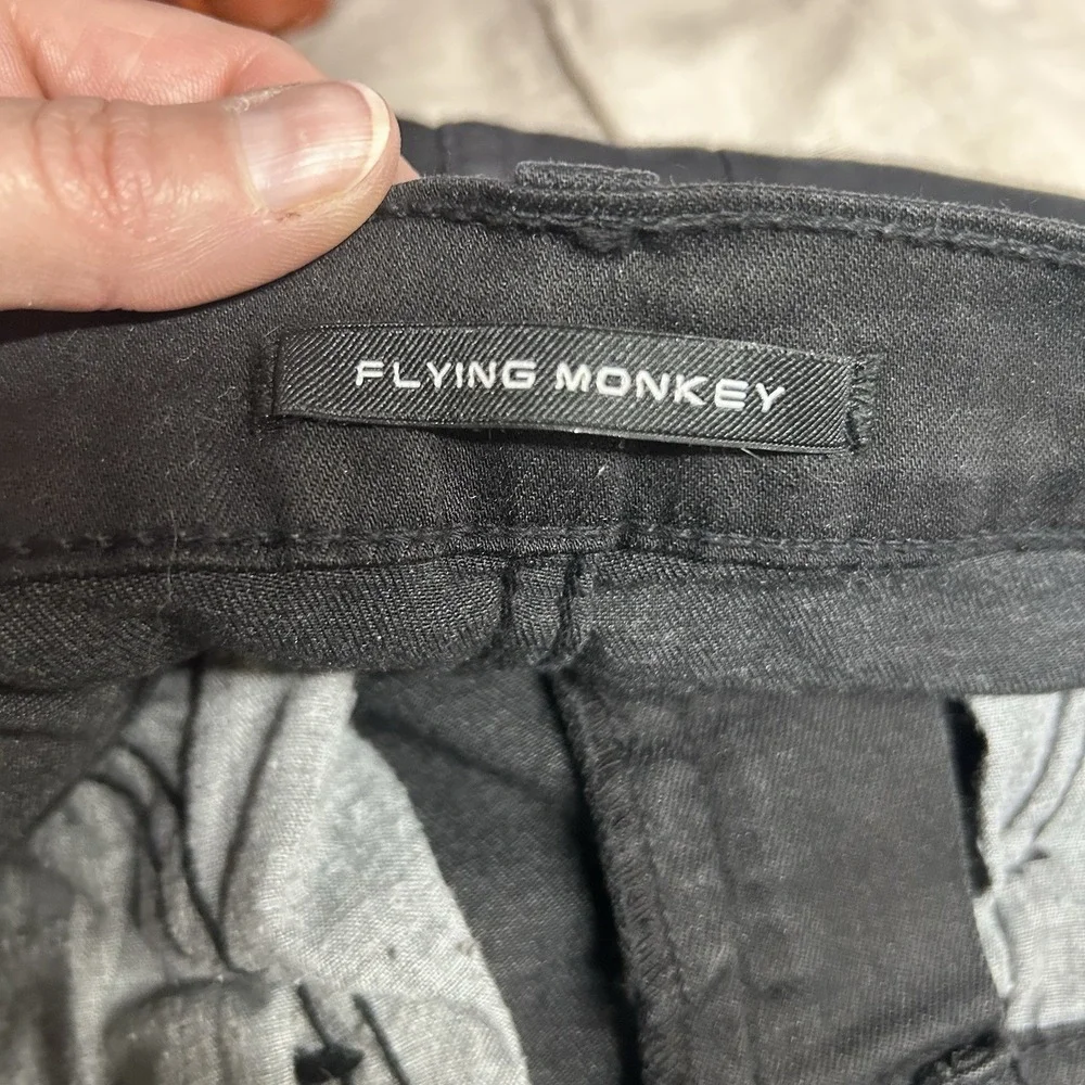 Flying Monkey Skinny Jeans Black Size 28